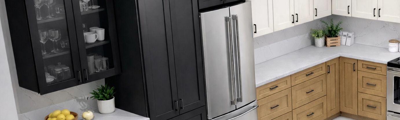 In stock Parisian White, Kitchenettes  