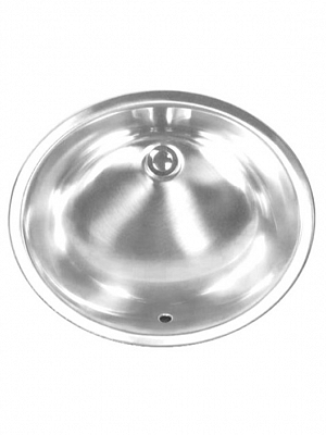 Kasu-CM Stainless Steel Undermount or Topmount Vanity Sink